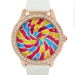 Betsey Johnson Lollipop Candy Faced Watch